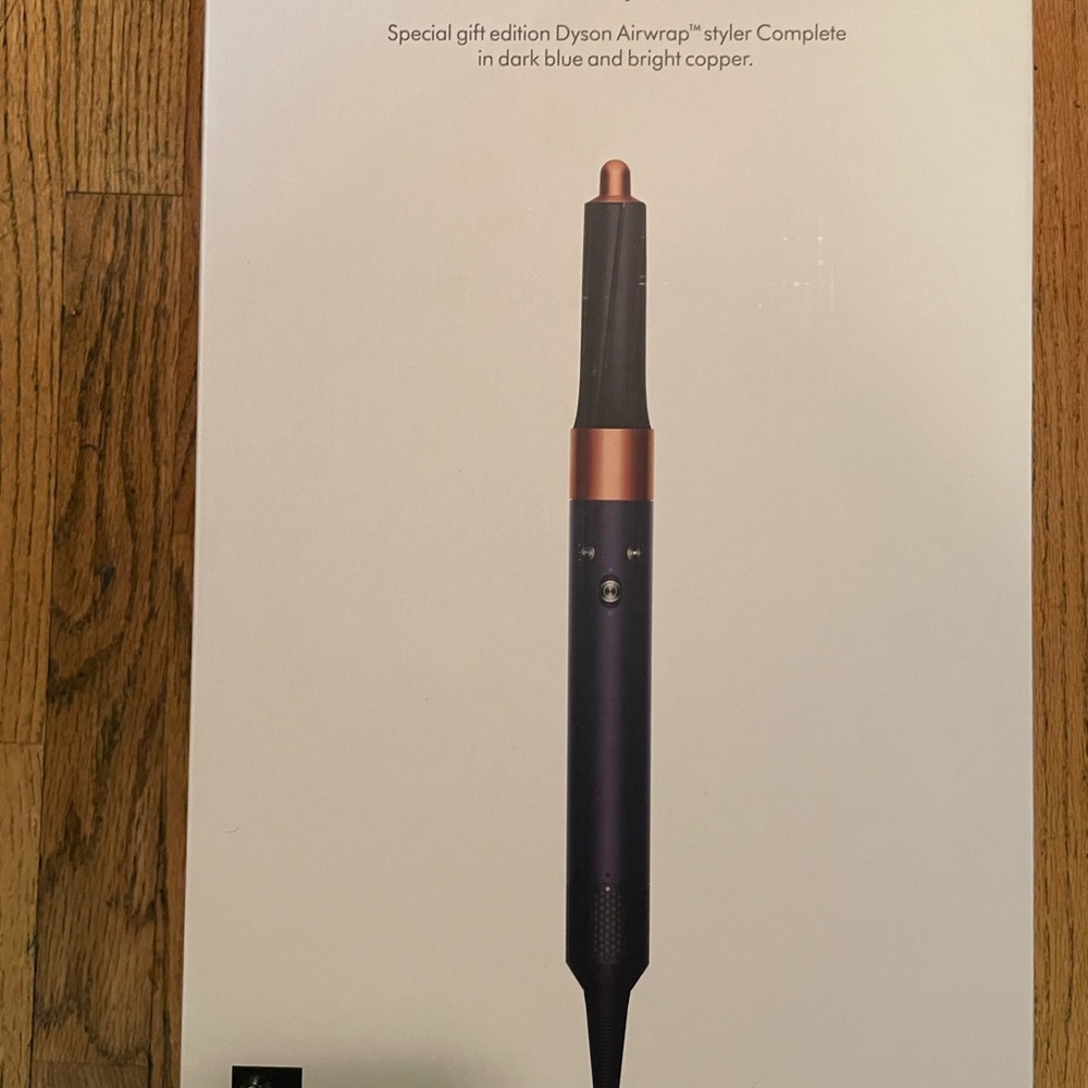 BRAND NEW UNOPENED limited edition blue Dyson airwrap
